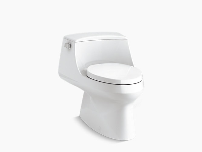 K 3722 San Raphael One Piece Elongated Toilet 1 28 Gpf Kohler - Kohler Slow Close Toilet Seat Fix